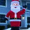 Giant 10 Foot Santa Inflatable Christmas Decoration