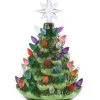 10" Tabletop Ceramic Christmas Tree