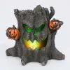 12 Inch Electric Lighted Smoky Haunted Stump