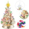 12" Gold Ceramic Christmas Tree Decoration