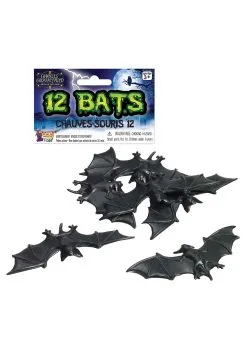 12 Pc Halloween Bat Set