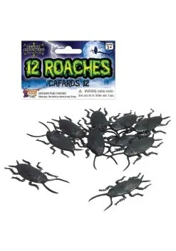 12 Pc Halloween Roaches Set