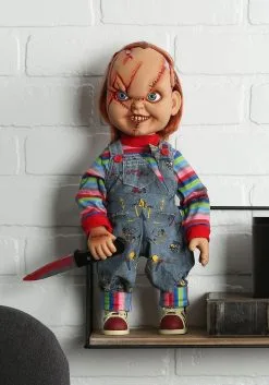 15" Chucky Scarred Talking Good Guy Doll -halloween Shop 15 chucky scarred talking good guy doll 2