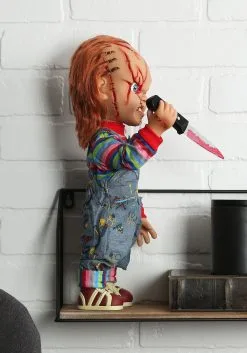 15" Chucky Scarred Talking Good Guy Doll -halloween Shop 15 chucky scarred talking good guy doll 3