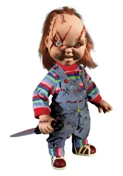 15" Chucky Scarred Talking Good Guy Doll -halloween Shop 15 chucky scarred talking good guy doll 4
