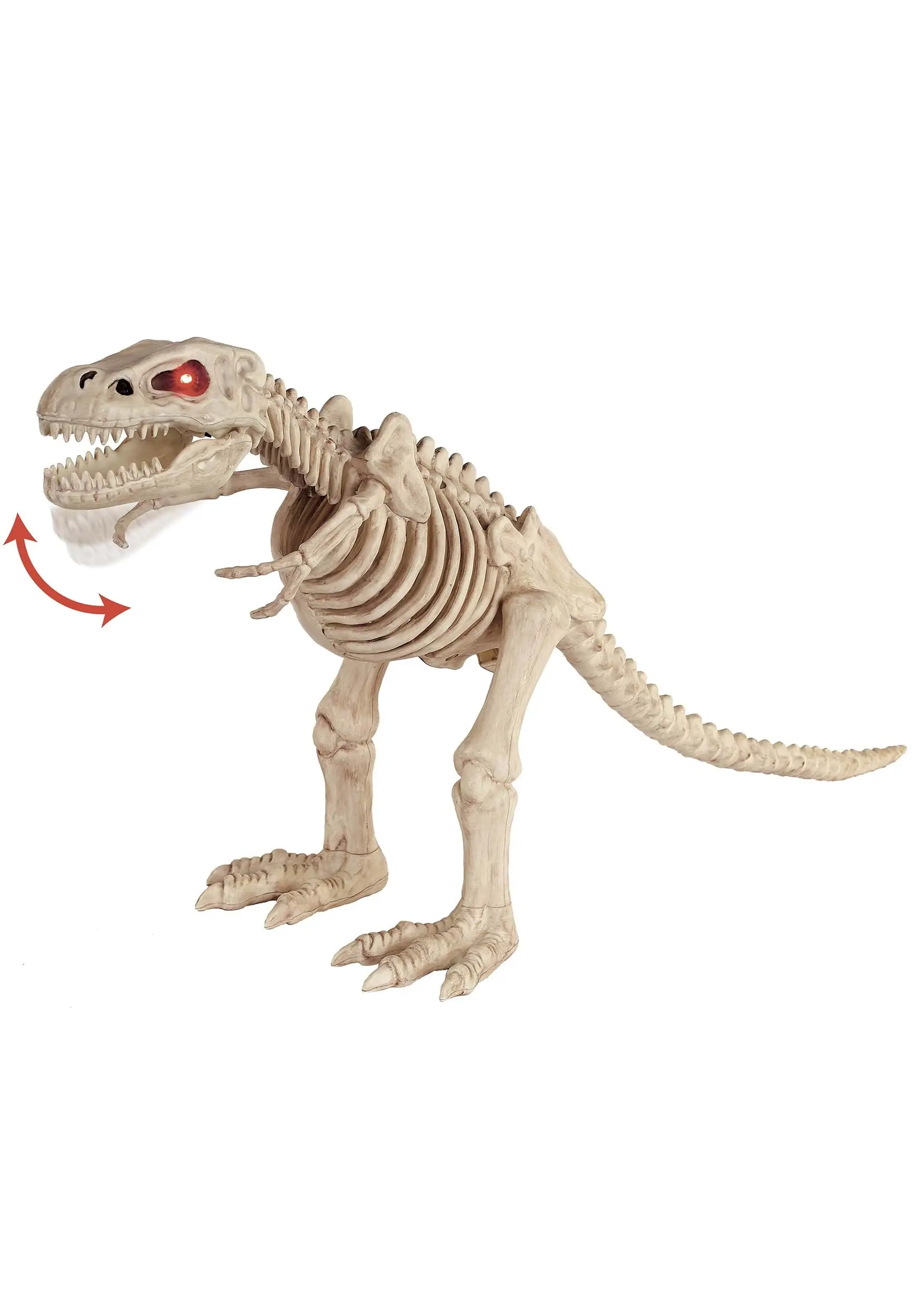 16.5" Animated Sound Activated T-Rex Skeleton Decoration 1 16.5" Animated Sound Activated T-Rex Skeleton Decoration