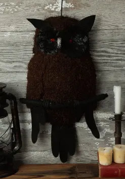 18" Large Light Up Owl Decoration