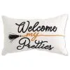 Welcome My Pretties 19" Embroidered Pillow