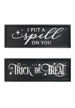 24" Halloween Sign Set Home Decor