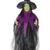 3' Hanging Light Up Witch Decoration