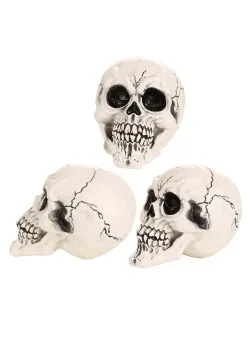 3-Pack Of Large Skulls Table Decoration -halloween Shop 3 pack of large skulls cy21082 alt 3