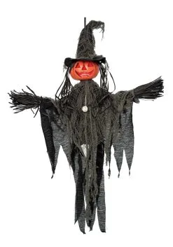 35 Inch Light Up Scarecrow Prop With Sound