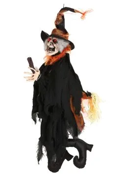 3 Foot Animated Kicking Witch Decoration 5 3 Foot Animated Kicking Witch Decoration -halloween Shop 3ft animated kicking witch hjd19070 ad140f alt 2