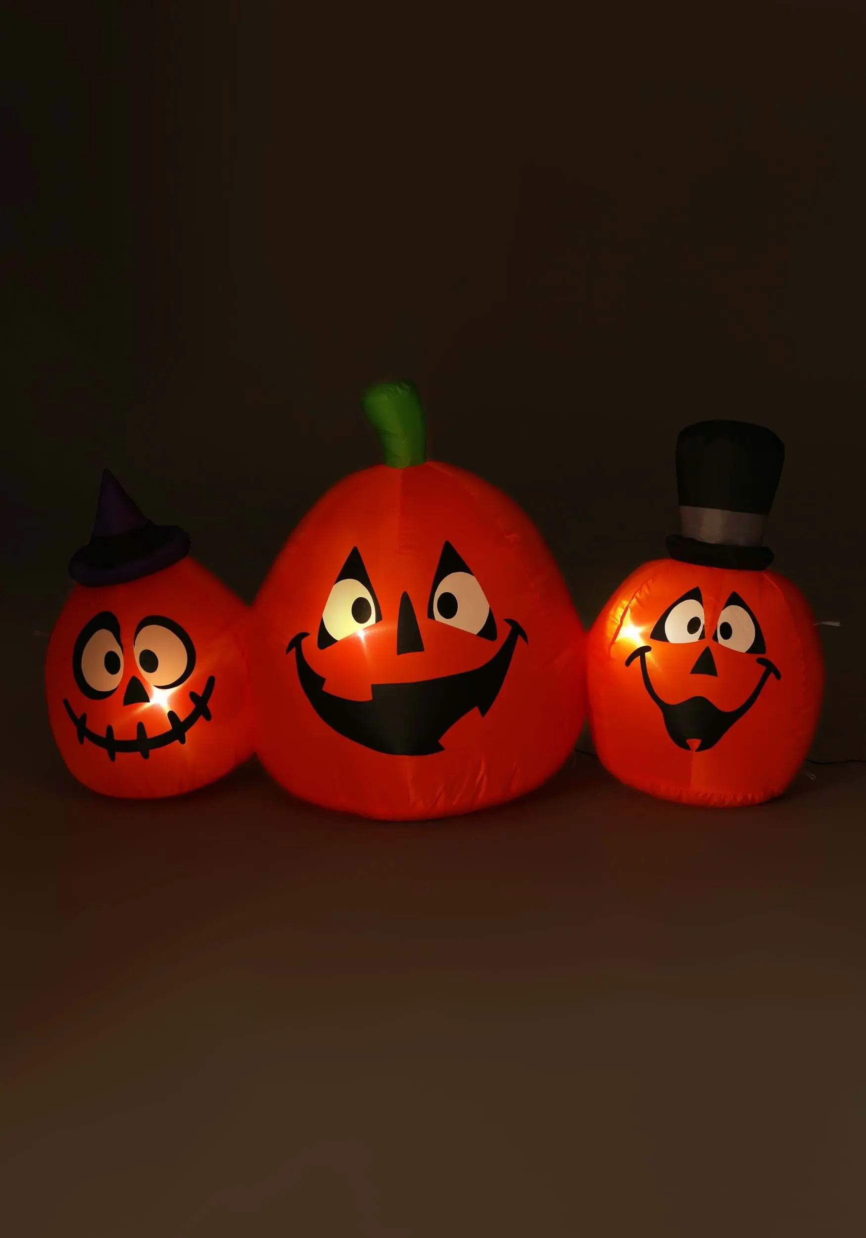 4FT Inflatable 3-Pumpkins Lawn Decoration 2 4FT Inflatable 3-Pumpkins Lawn Decoration - Image 2