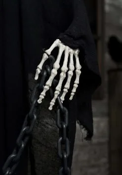 5 Ft Animated Light Up Grim Reaper Prop -halloween Shop 5 ft animated light up reaper prop alt 3