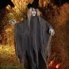 Light Up 5 Foot Photoreal Hanging Witch