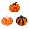 5" Handblow Glass Pumpkins