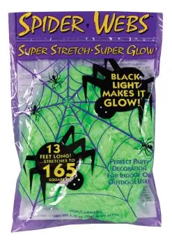 50 Gram Super Stretch Cosmic Black Light Web