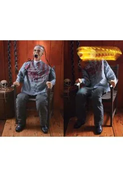 5 Ft Death Row Animated Halloween Decoration -halloween Shop 5ft animated death row decoration alt 4