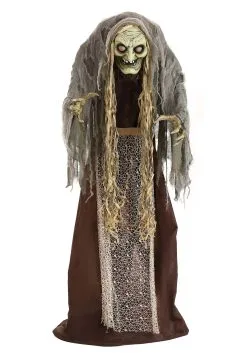 Hag The Witch 5ft Animatronic -halloween Shop 5ft hag the witch animatronic shaking sound lig alt 4