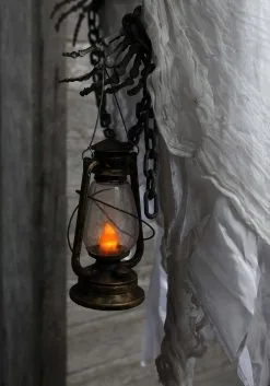 5ft Large Hanging Faceless Ghost Decoration 7 5ft Large Hanging Faceless Ghost Decoration -halloween Shop 5ft large hanging faceless ghost w light up lante alt 2