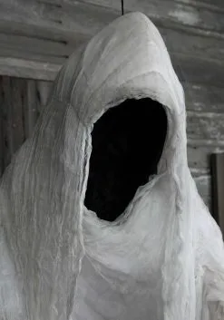 5ft Large Hanging Faceless Ghost Decoration 8 5ft Large Hanging Faceless Ghost Decoration -halloween Shop 5ft large hanging faceless ghost w light up lante alt 3
