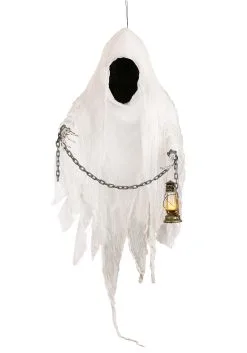 5ft Large Hanging Faceless Ghost Decoration 9 5ft Large Hanging Faceless Ghost Decoration -halloween Shop 5ft large hanging faceless ghost w light up lante alt 4