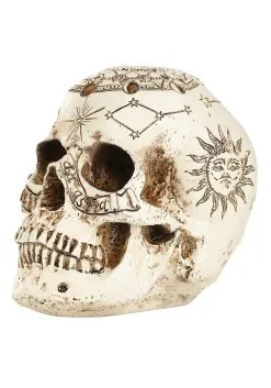6 Inch Lighted Celestial Skulls Decoration -halloween Shop 6 lighted celestial skulls alt 1
