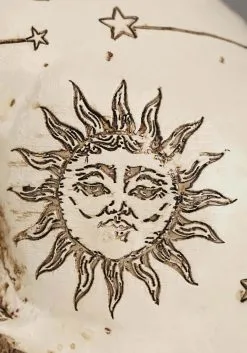 6 Inch Lighted Celestial Skulls Decoration -halloween Shop 6 lighted celestial skulls alt 4