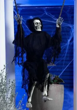 60" Swinging Reaper Prop -halloween Shop 60 swinging reaper prop alt 2