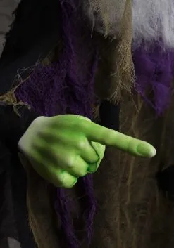 6ft Animated Hanging Witch 10 6ft Animated Hanging Witch -halloween Shop 6ft hanging witch animatronic sound light shaki alt 4