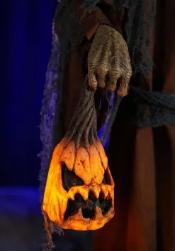 6ft Pumpkin Witch Prop With LED Pumpkin Decoration -halloween Shop 6ft pumpkin witch prop w led pumpkin alt 3