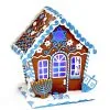 7 Inch Claydough LED Hanukkah Gingerbread House From Kurt Adler