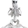 7 Inch Speak No Evil Yoga Skeleton