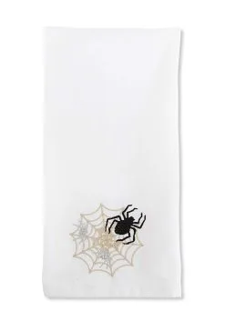 72-Inch Embroidered Spiders And Web Table Runner