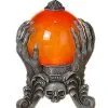 Lighted Spinning Smoky Water Globe On Skeleton Hand