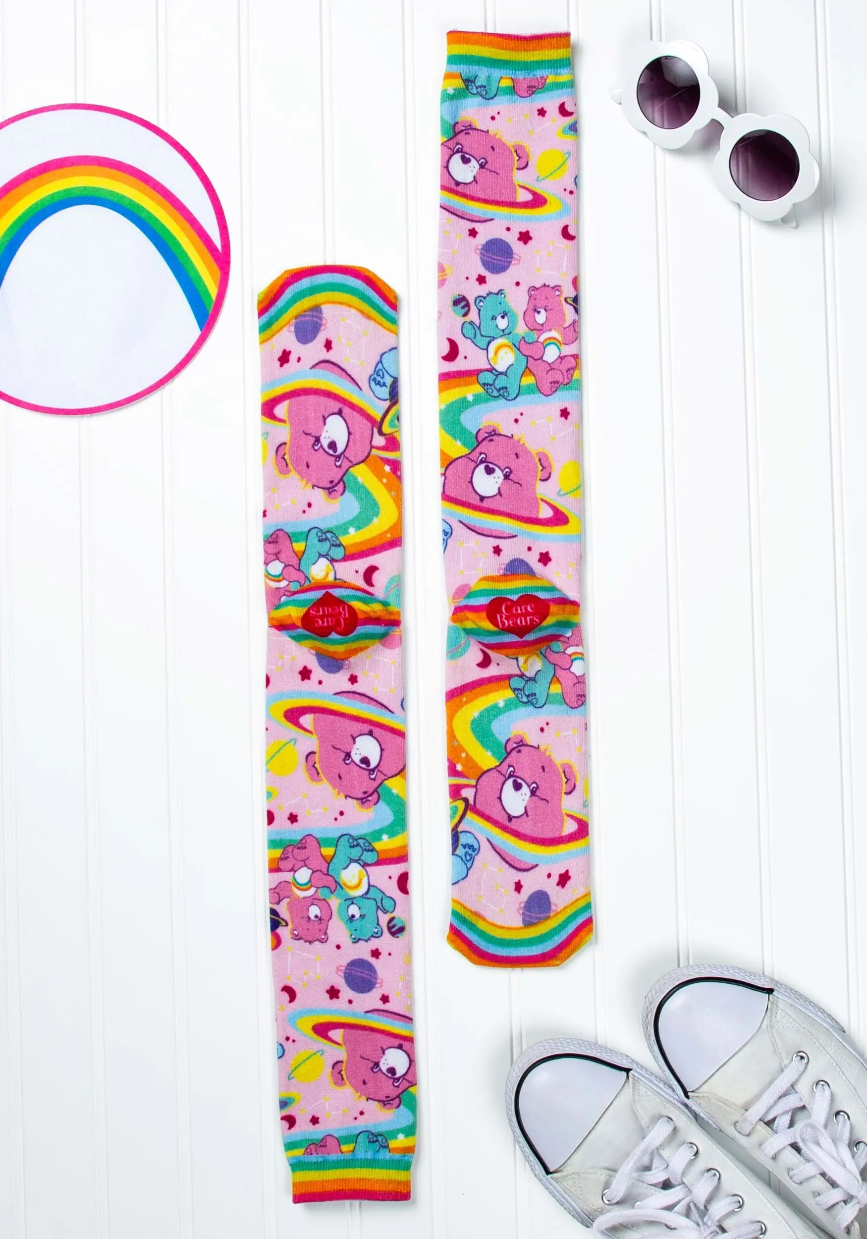 Friends Forever Care Bears Adult Long Socks 2 Friends Forever Care Bears Adult Long Socks - Image 2