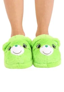 Good Luck Care Bear Slippers For Adults -halloween Shop adults good luck care bear slippers alt 3