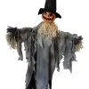 Animated 6 FT Standing Pumpkin With Hat