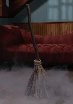 Animated Enchanted Dancing Broom