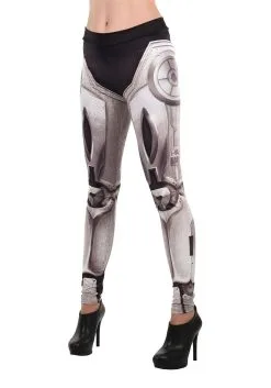 Bionic Printed Leggings -halloween Shop bionic leggings one size alt 3