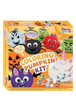 8 Characters Pumpkin Coloring Kit