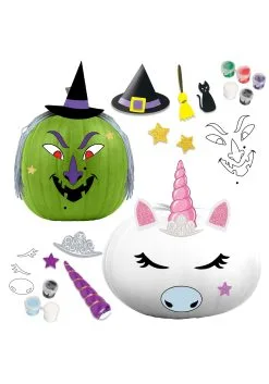 8 Characters Pumpkin Coloring Kit -halloween Shop coloring pumpkins with 8 characters alt 4