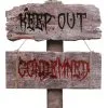 Condemned Halloween Sign Decoration
