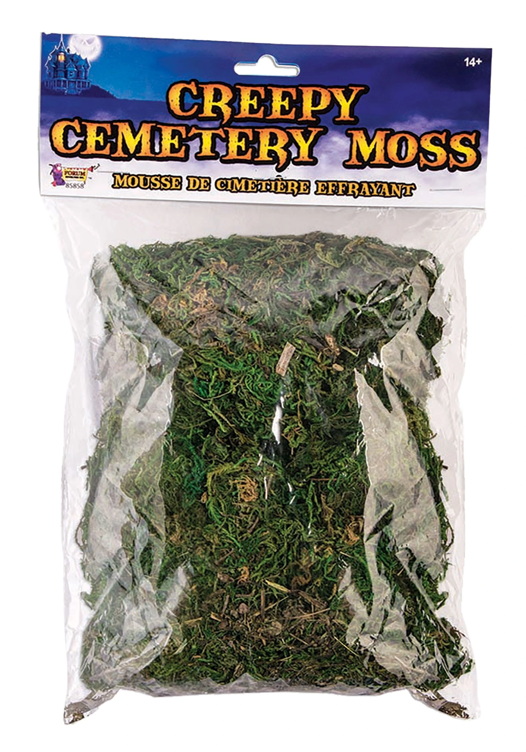 Creepy Moss Cemetery Decoration 1 Creepy Moss Cemetery Decoration