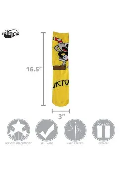 Cuphead | Victory! Crew Socks -halloween Shop cuphead victory crew socks alt 3