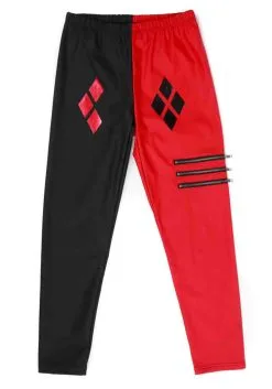 DC Comics Cosplay Harley Quinn Leggings -halloween Shop dc comics harley quinn cosplay leggings alt 2