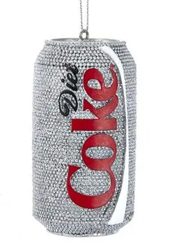 Diet Coke Resin Can Ornament