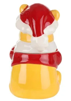 Disney Winnie The Pooh Santa Claus With Present Cookie Jar -halloween Shop disney winnie the pooh santa cookie jar alt 2