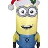 Kevin Inflatable Minion In Santa Hat Despicable Me